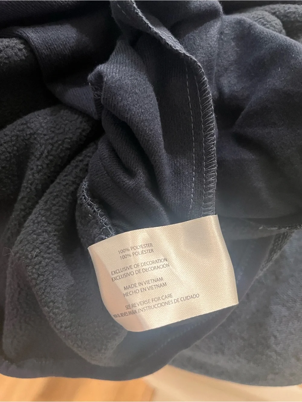 Eddie Bauer Men's Dark Navy Fleece Pullover